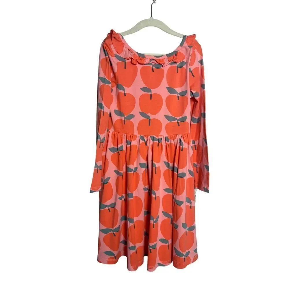 NWT Tea Collection Ruffle Collar Ballet Dress – Normandy Apples, Girl’s Sz 7